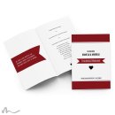 Kirchenheft Hochzeit Wedding Ticket 15 x 21 cm