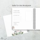Gästebuch Hochzeit Blätterprint