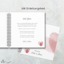 Gästebuch Hochzeit Fingerprint